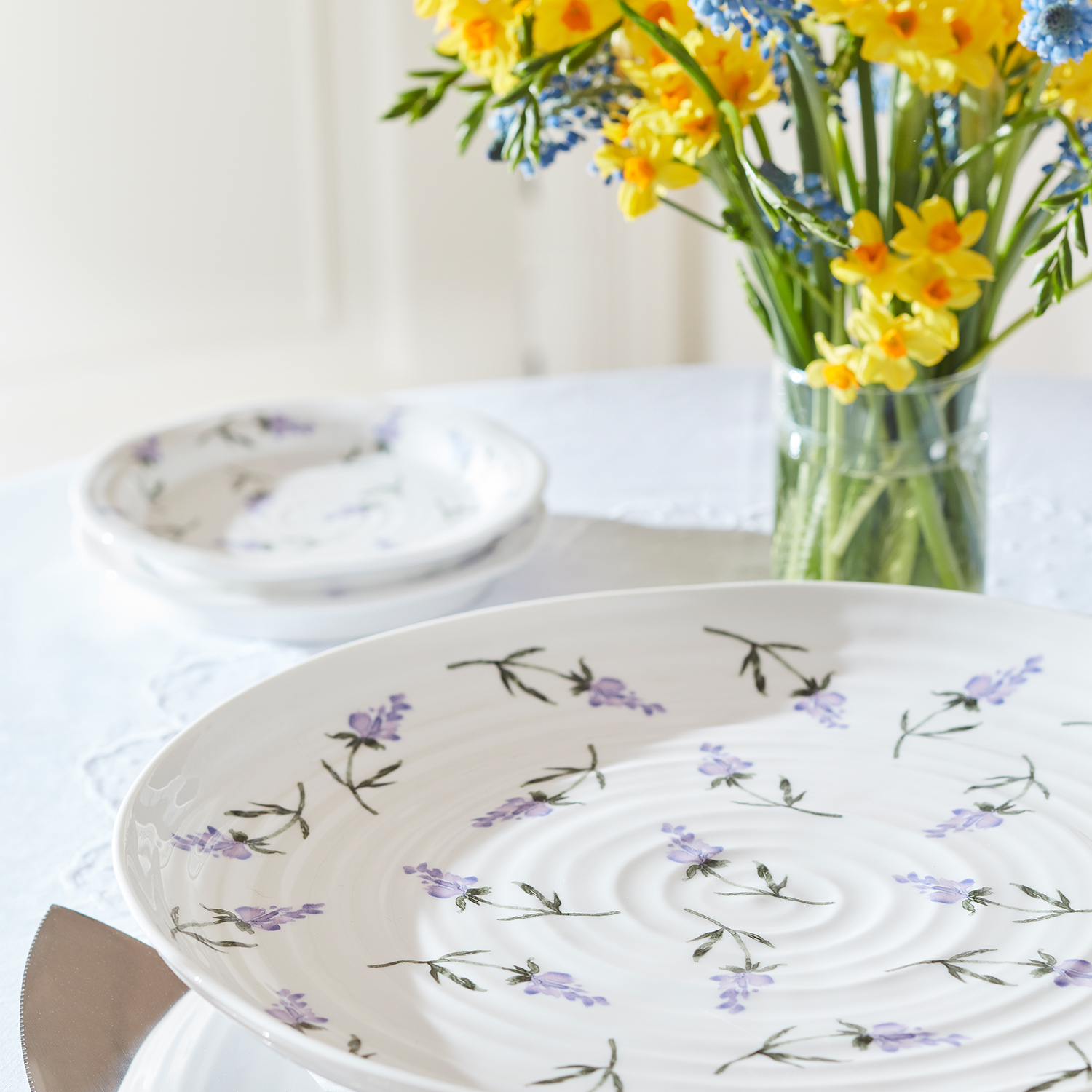 Sophie Conran Lavandula Set of 4 Tea Plates image number null